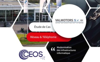 Modernisation des infrastructures informatique de la concession automobile BMW Valmotors